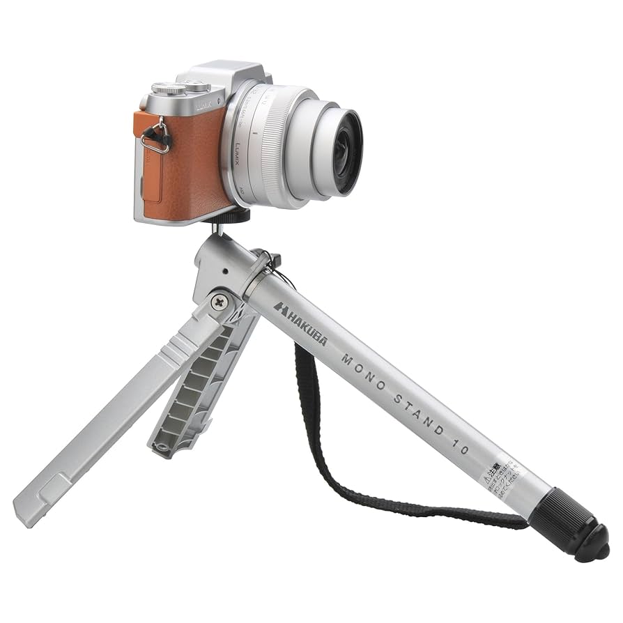 HAKUBA 一脚 モノスタンド M10 10段 自由雲台 折りたたみスタンド付き ブラック DH-MSM10BK n5ksbvb Amazon | HAKUBA 一脚 モノスタンド M10 10段 自由雲台